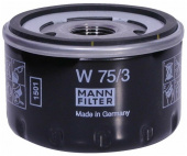 Фильтр масляный для ДВС а/м Mann  W 75/3